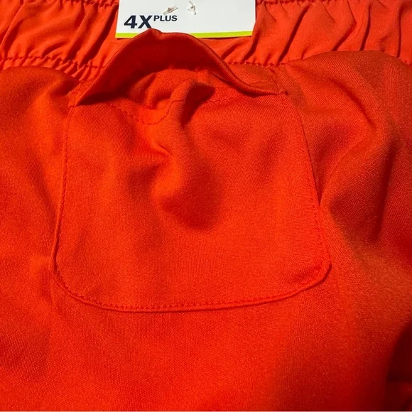 Old Navy Active Poppy (Neon Orange) Go-Dry Lined Dolphin Hem Shorts Plus Size 4X - Picture 6 of 12